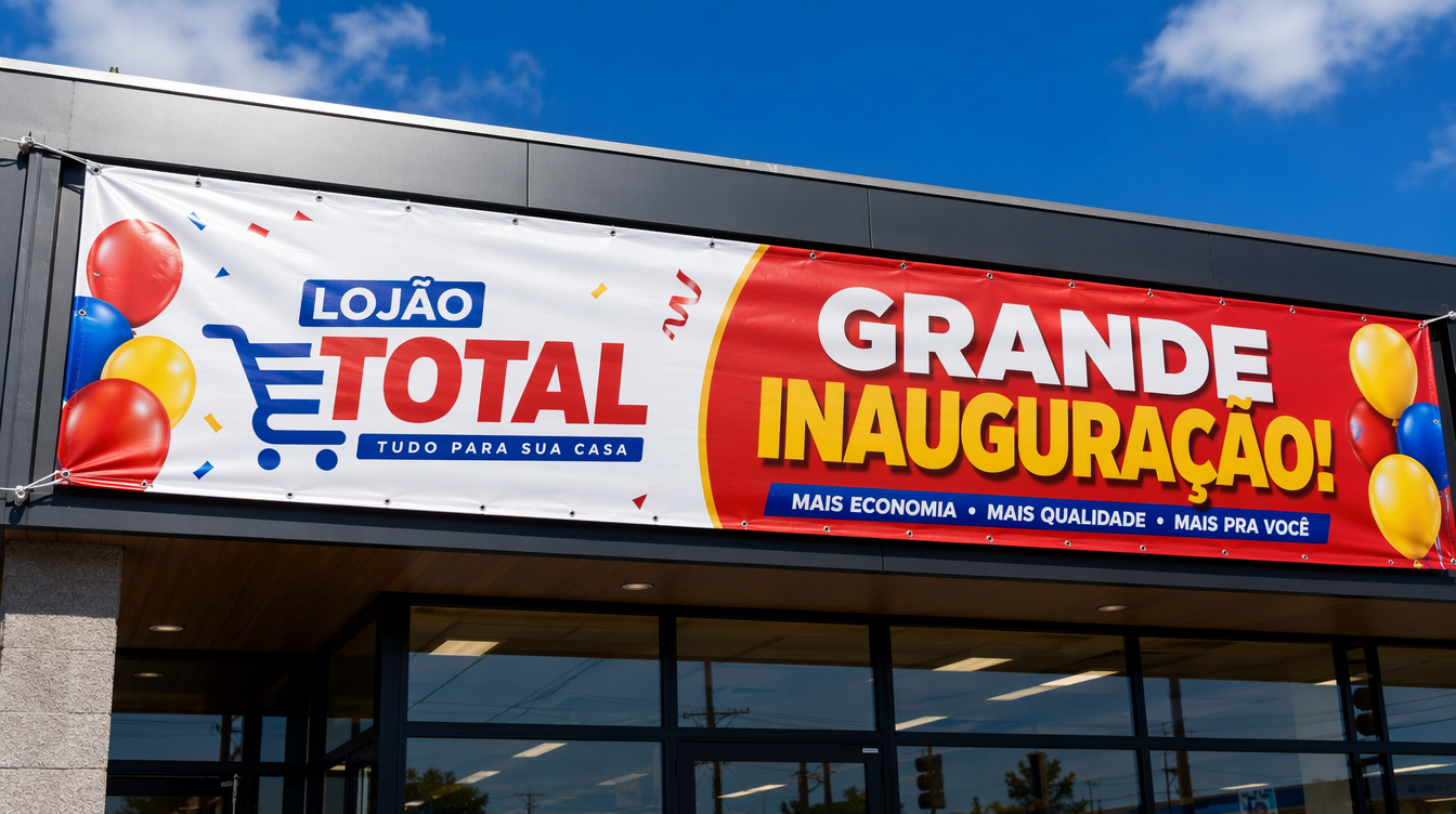 Bandeiras, bandeirões e faixas personalizadas — GTX