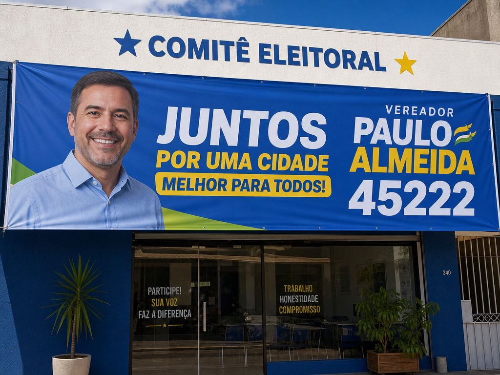 Projeto de bandeiras, bandeirões e faixas — GTX