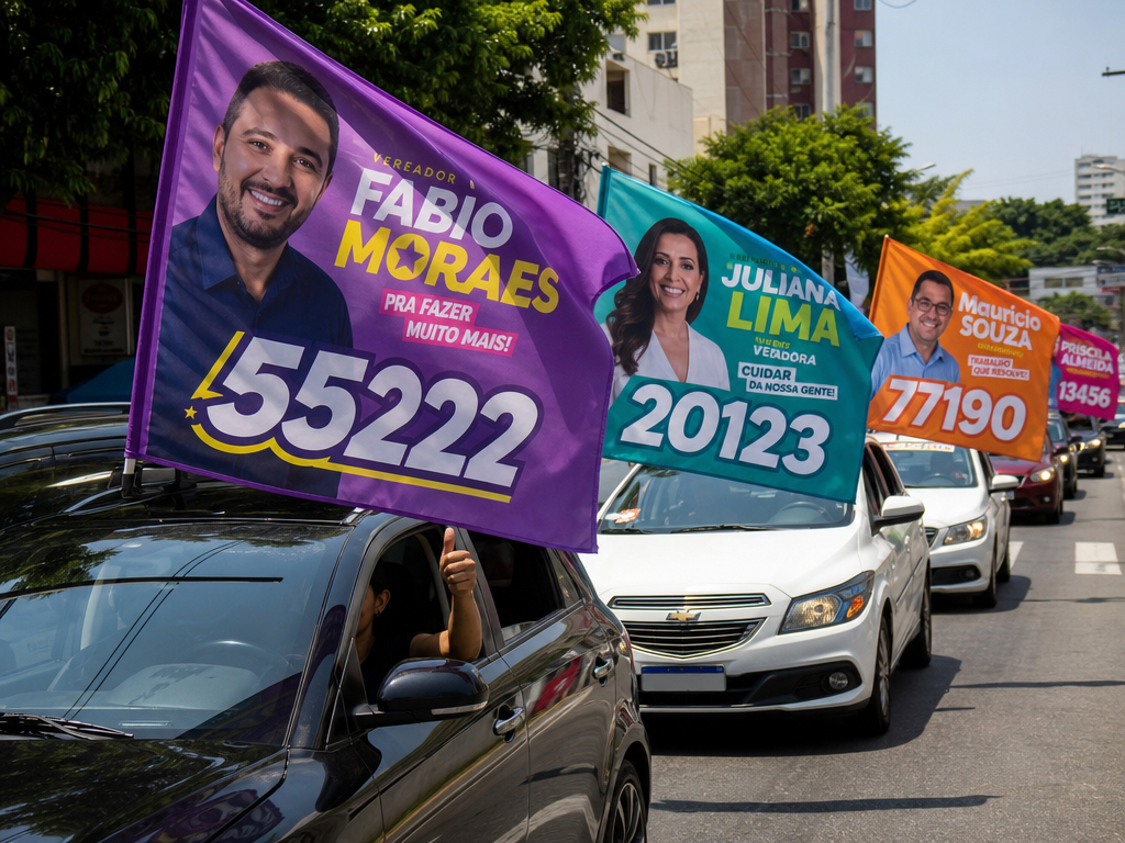 Projeto de bandeiras, bandeirões e faixas — GTX