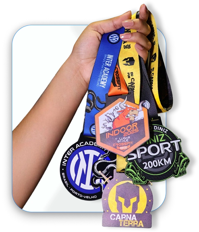 Medalhas personalizadas GTX Sports