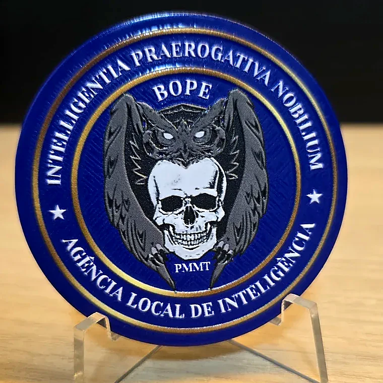 Moeda personalizada BOPE — Agência Local de Inteligência
