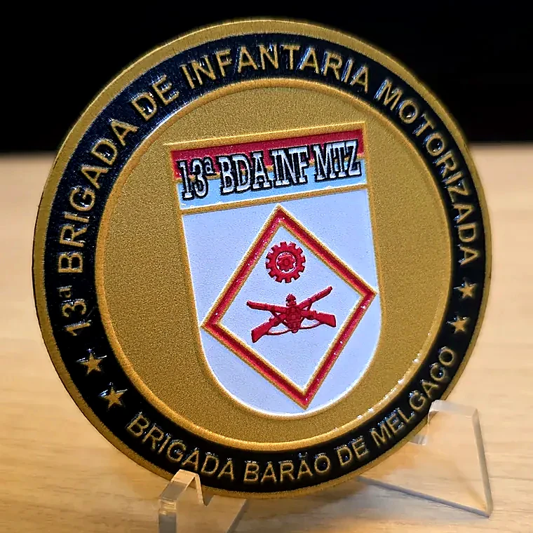 Moeda personalizada Brigada Barão de Melgaço