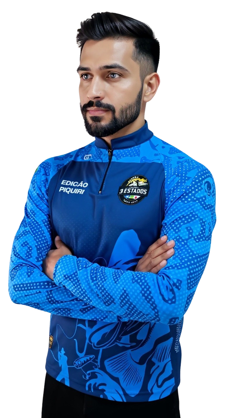 Camisas para pesca esportiva, torneios e competições